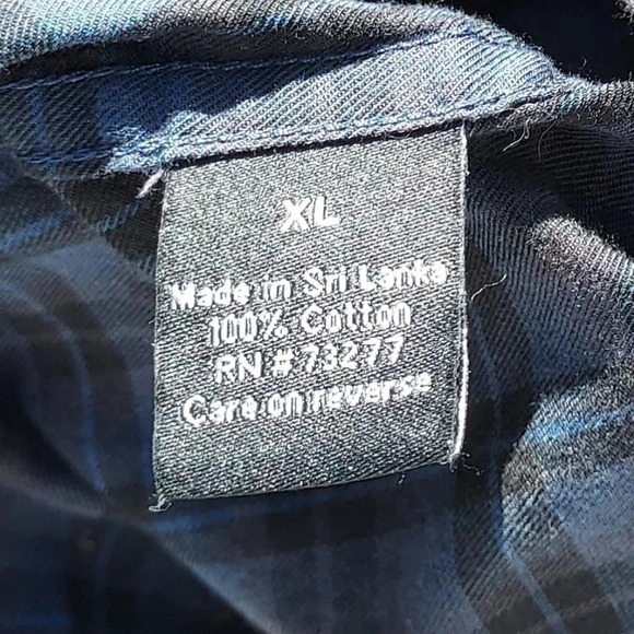 APT. 9 Mens Soft Touch Flannel Long Sleeve Shirt XL - Picture 8 of 11